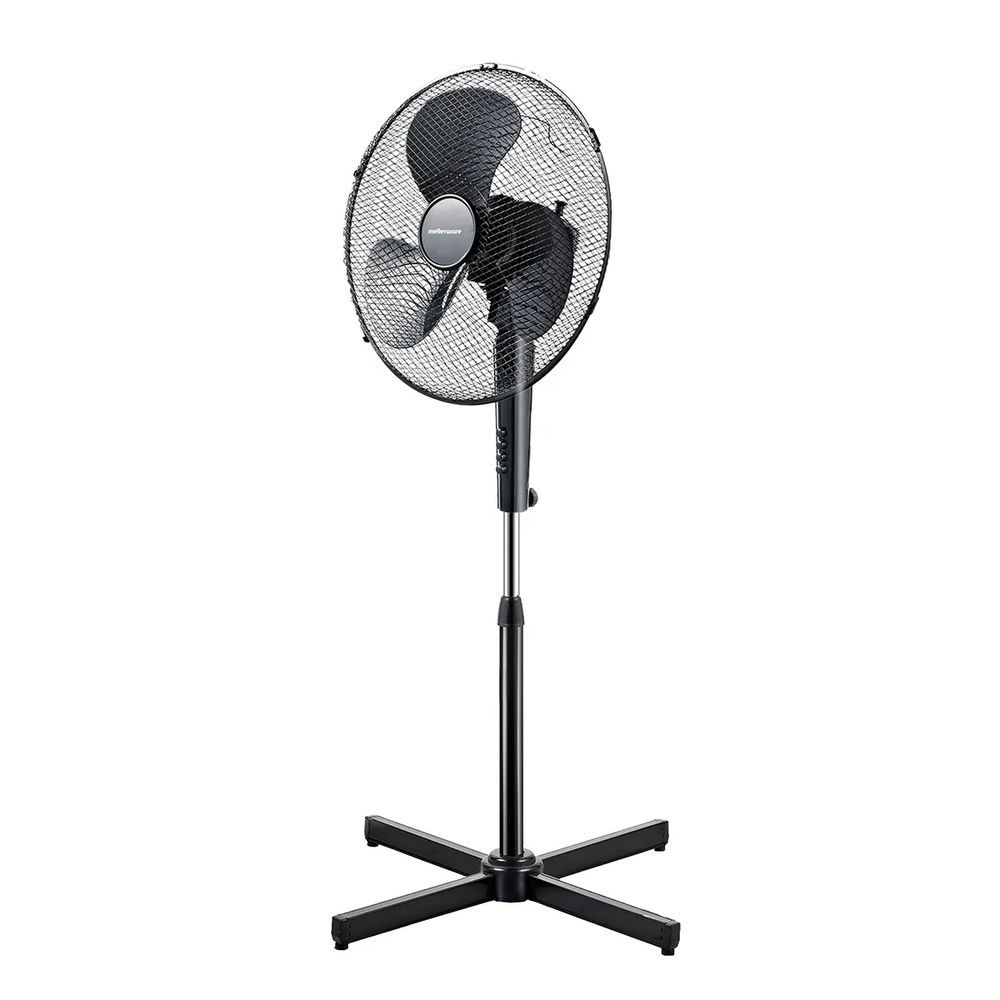 MELLERWARE FAN PEDESTAL PLASTIC 3 SPEED 45W 40CM B
