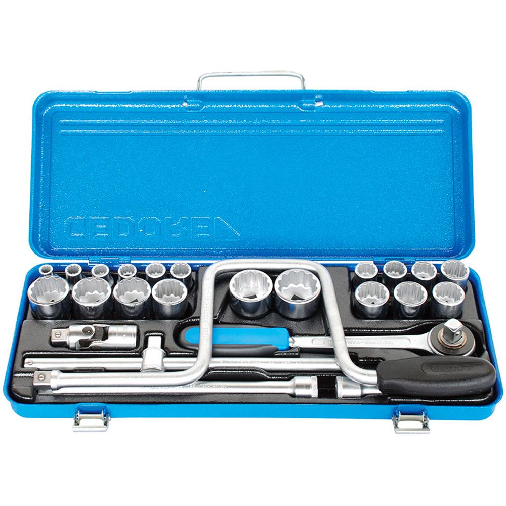 GEDORE BLUE SOCKET SET 27PCE C19TMZ METRIC