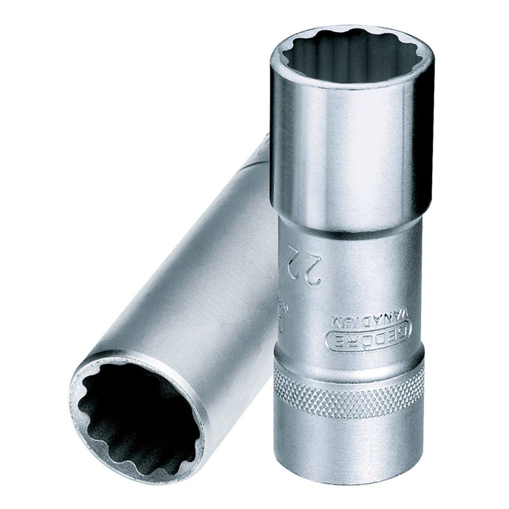 GEDORE BLUE SOCKET DEEP D19L 12MM CARDED