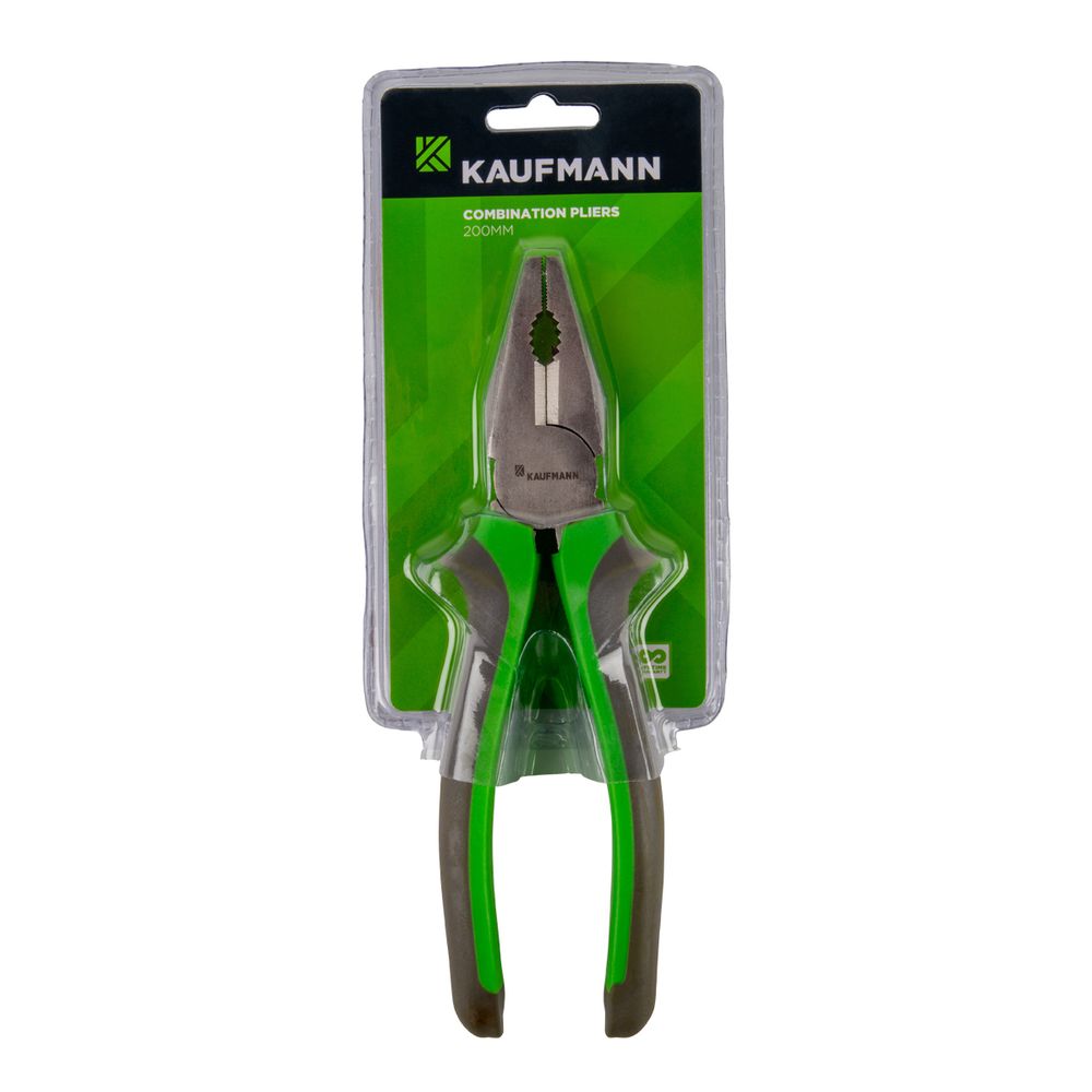 Kaufmann Pliers Combination Soft Handle 200mm