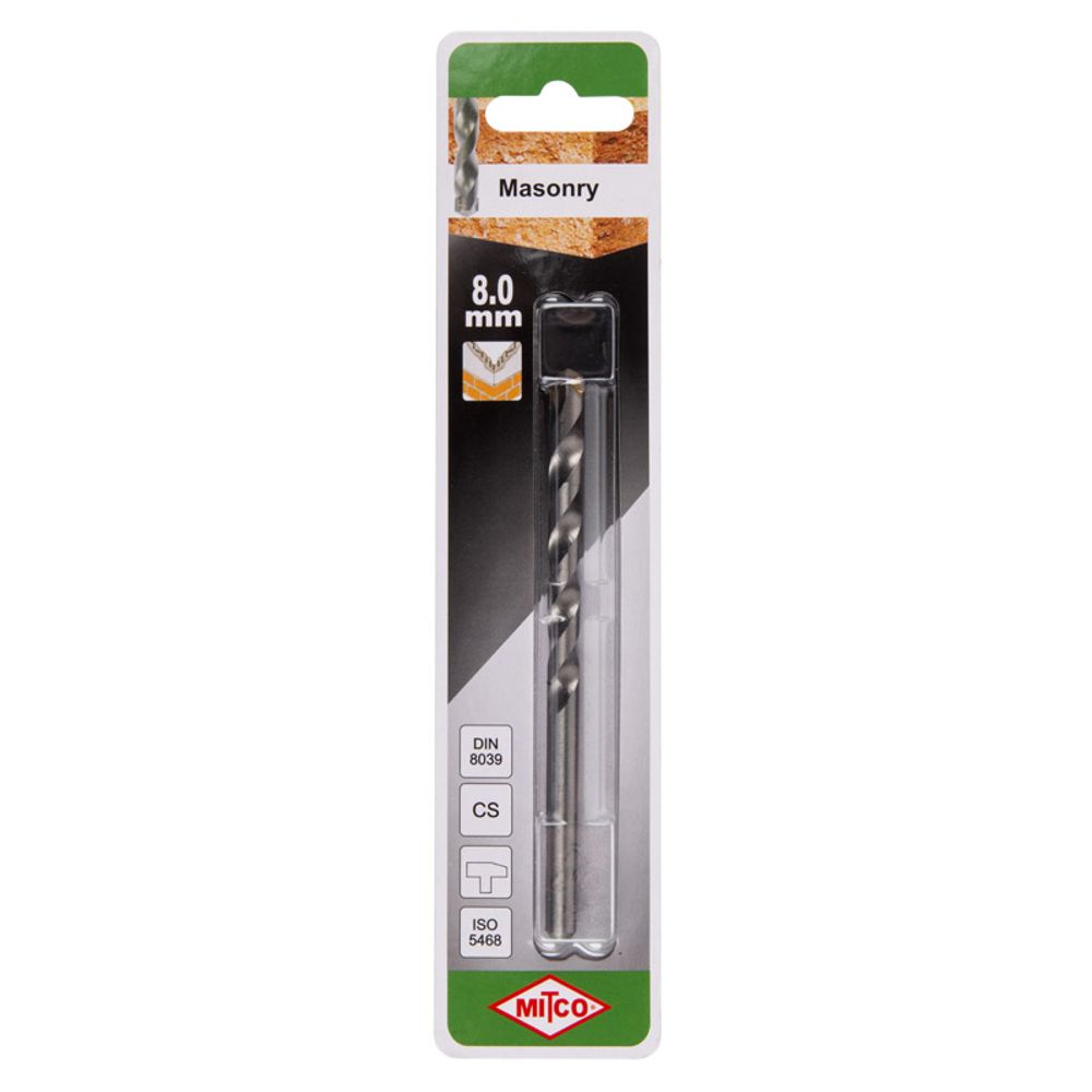 MITCO MASONRY DRILL BIT 8.0X120MM