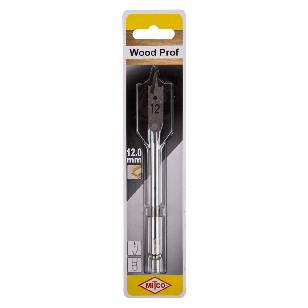 MITCO WOOD FLAT DRILL BIT 12MM