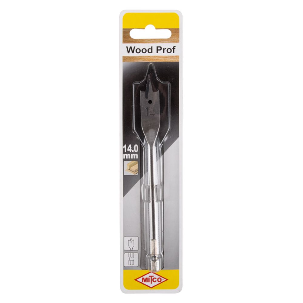 MITCO WOOD FLAT DRILL BIT 14MM