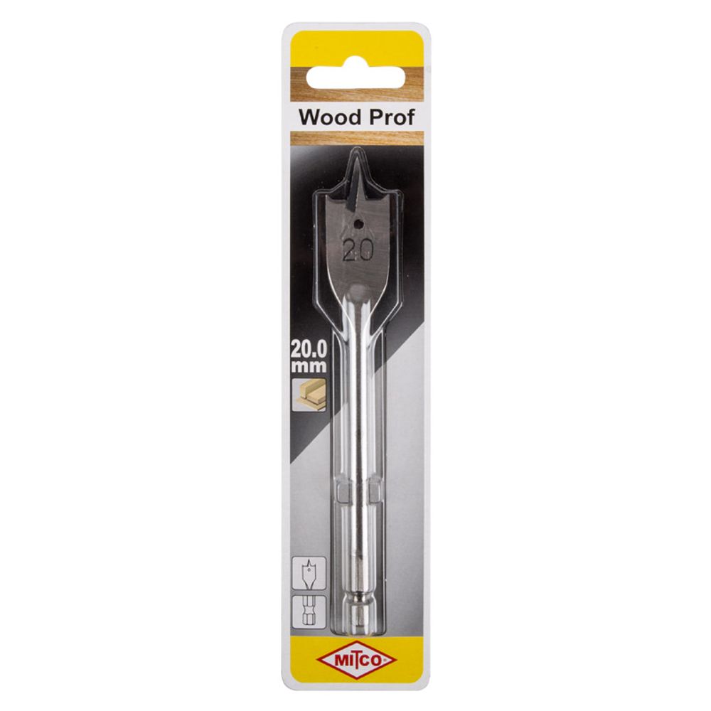 MITCO Wood Flat Drill Bit 20mm