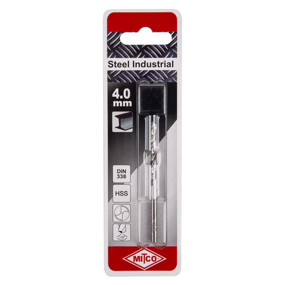 MITCO DRILL BIT PROF 4.0MM PACKED
