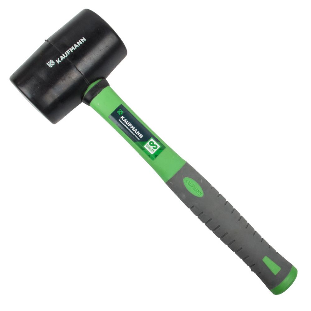 Kaufmann Rubber Hammer Plastic Handle 700g