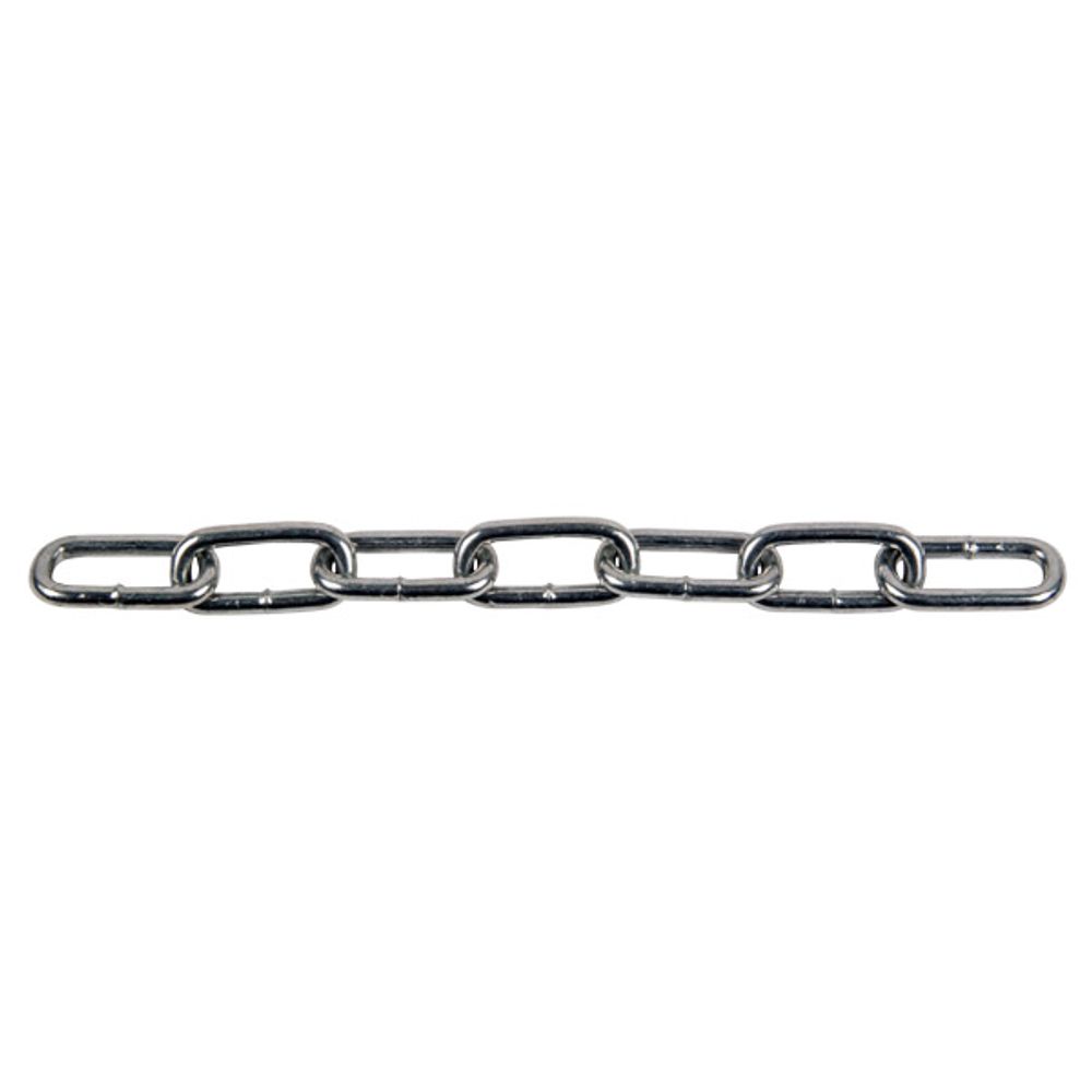 CHAIN MEDIUM LINK ELECTROSTATIC GALV 4MM X 30M