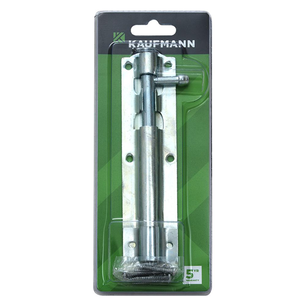 Kaufmann Barrel Bolt 150mm Galv