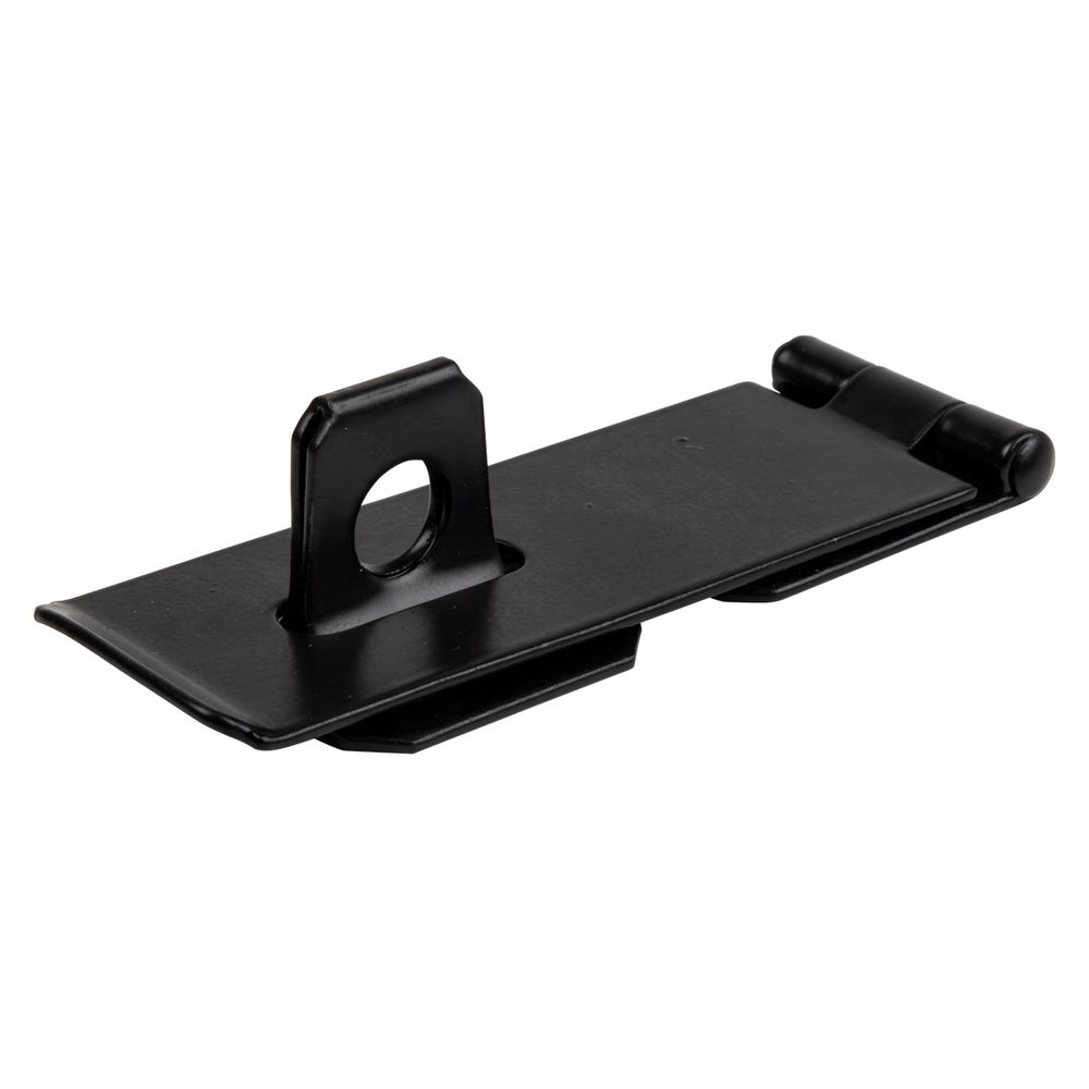 Kaufmann Hasp & Staple 90mm H/duty Blk Jap(bulk)
