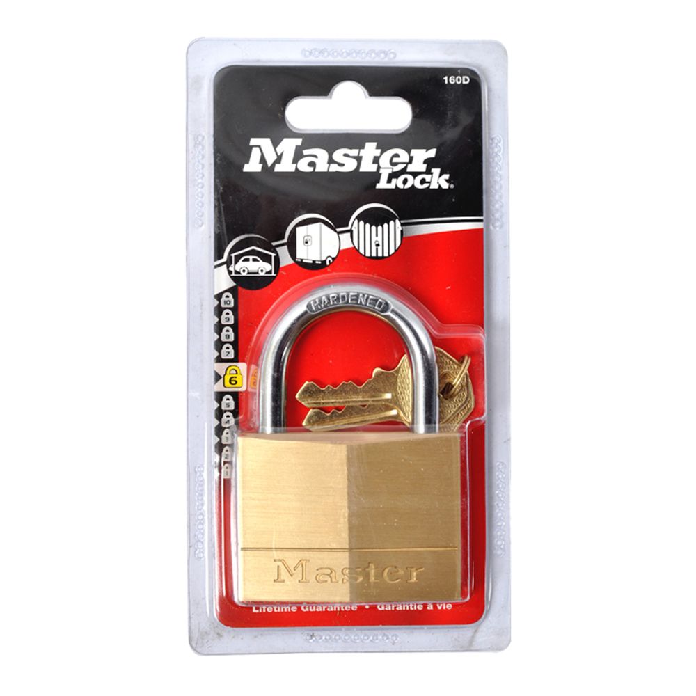 MACKIE MASTER PAD LOCK BRASS 60MM