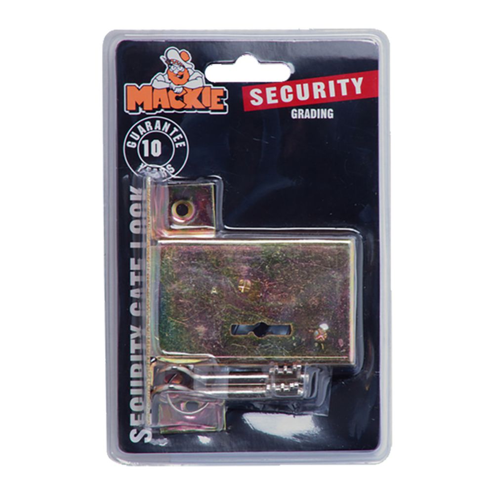 MACKIE SECURITY GATE LOCK + OPEN BOX