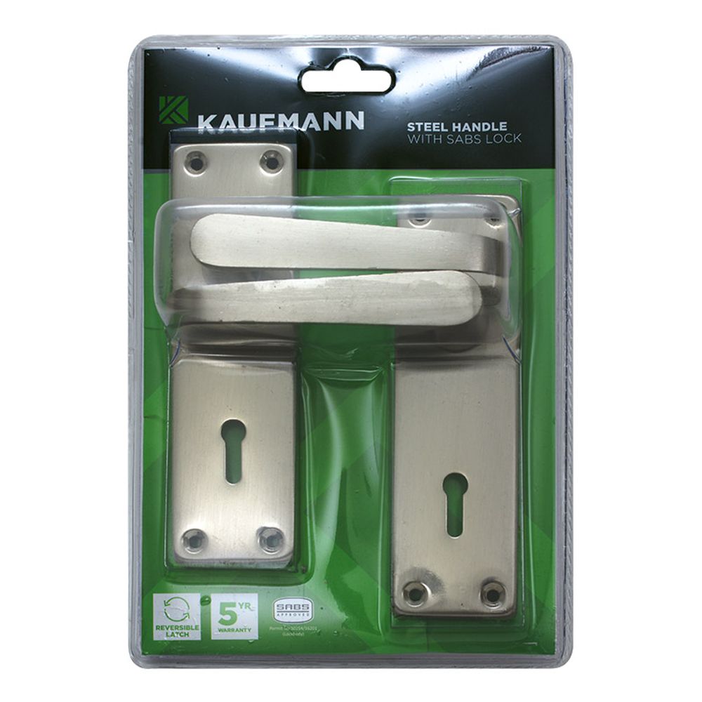 Kaufmann Lockset 2l Sabs Ms 6inch Victorian Str Sn