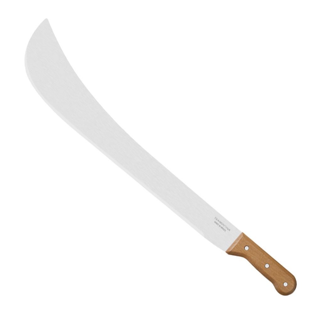 TRAMONTINA MACHETE 20IN 51CM W/WOODEN HANDLE CURVE
