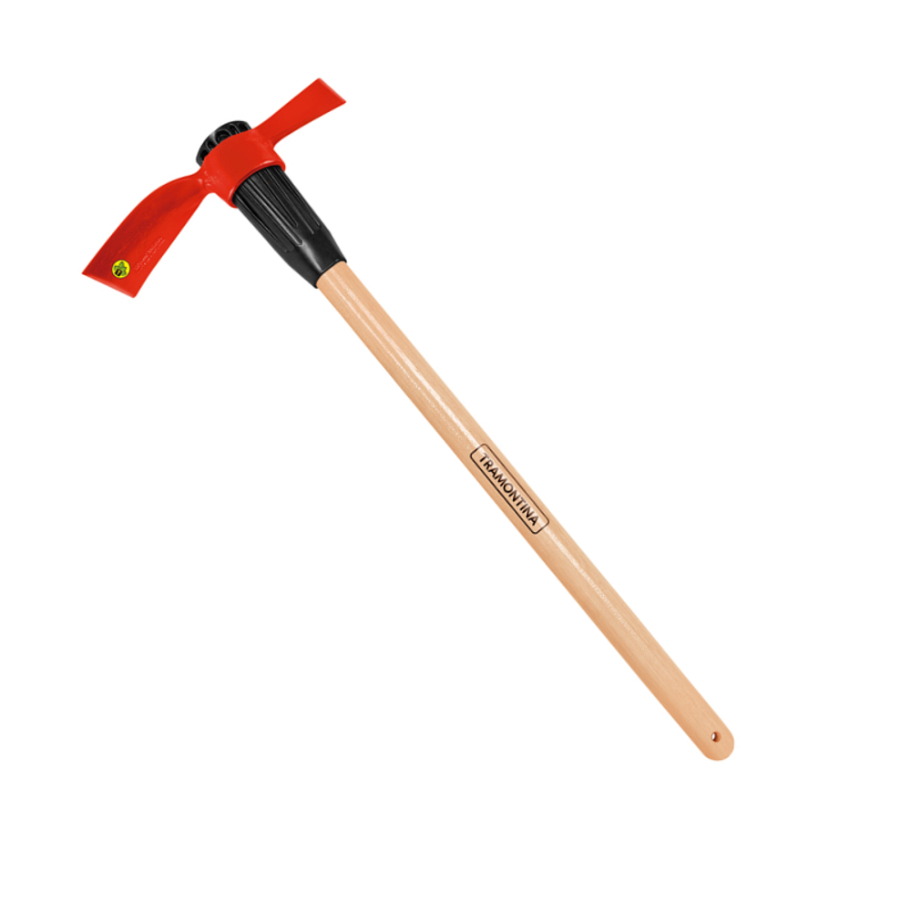 TRAMONTINA RED MATTOCK CUTTER 90CM WOODEN HANDLE