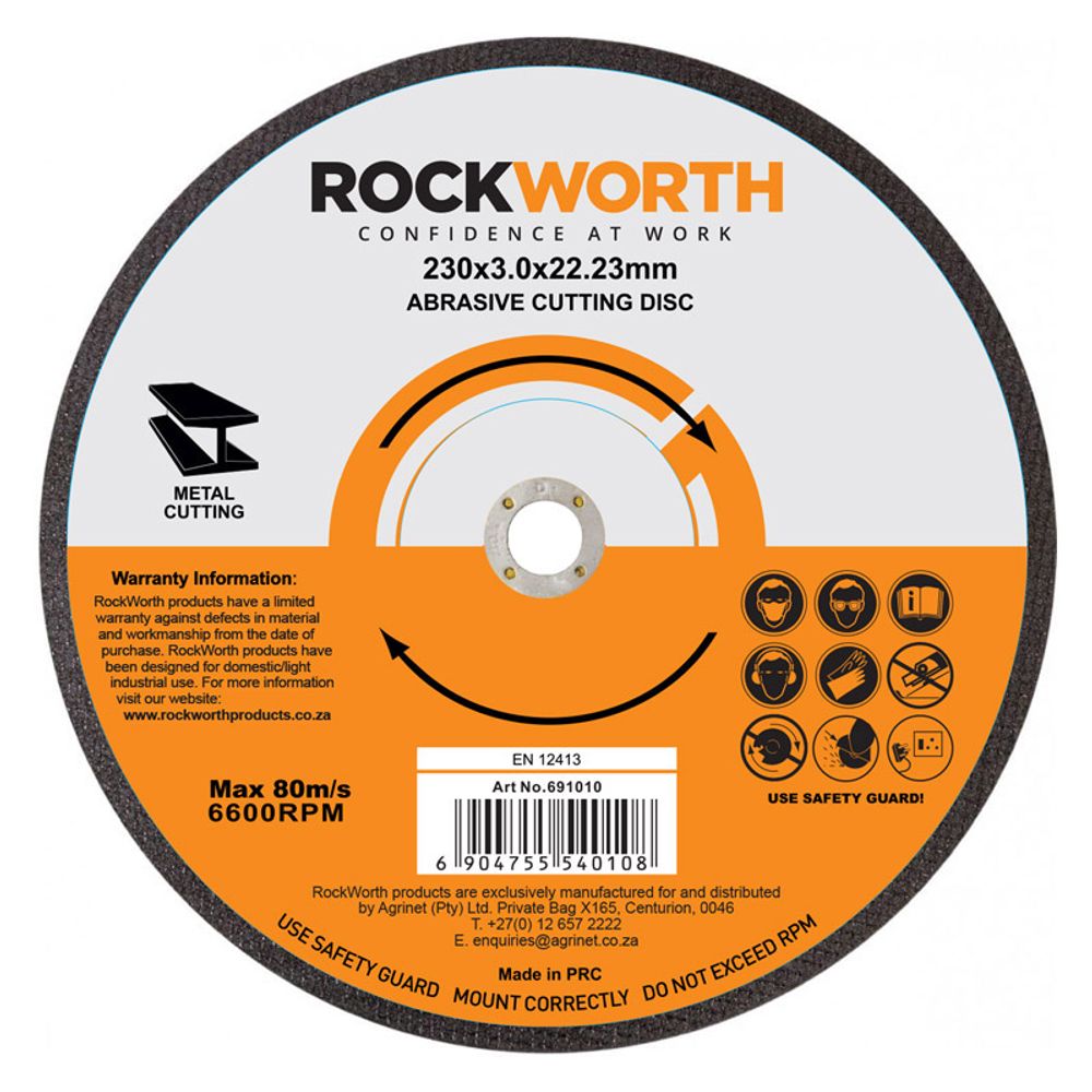 ROCKWORTH Cutting Disc Steel 350x3.0mm