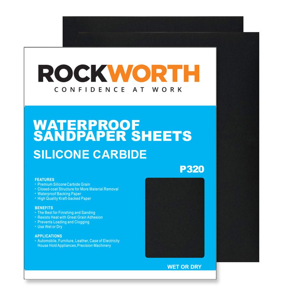 ROCKWORTH WATER PAPER SHEETS - P320