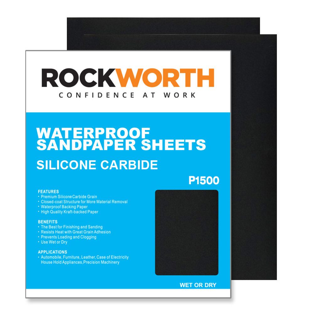 ROCKWORTH WATER PAPER SHEETS - P1500