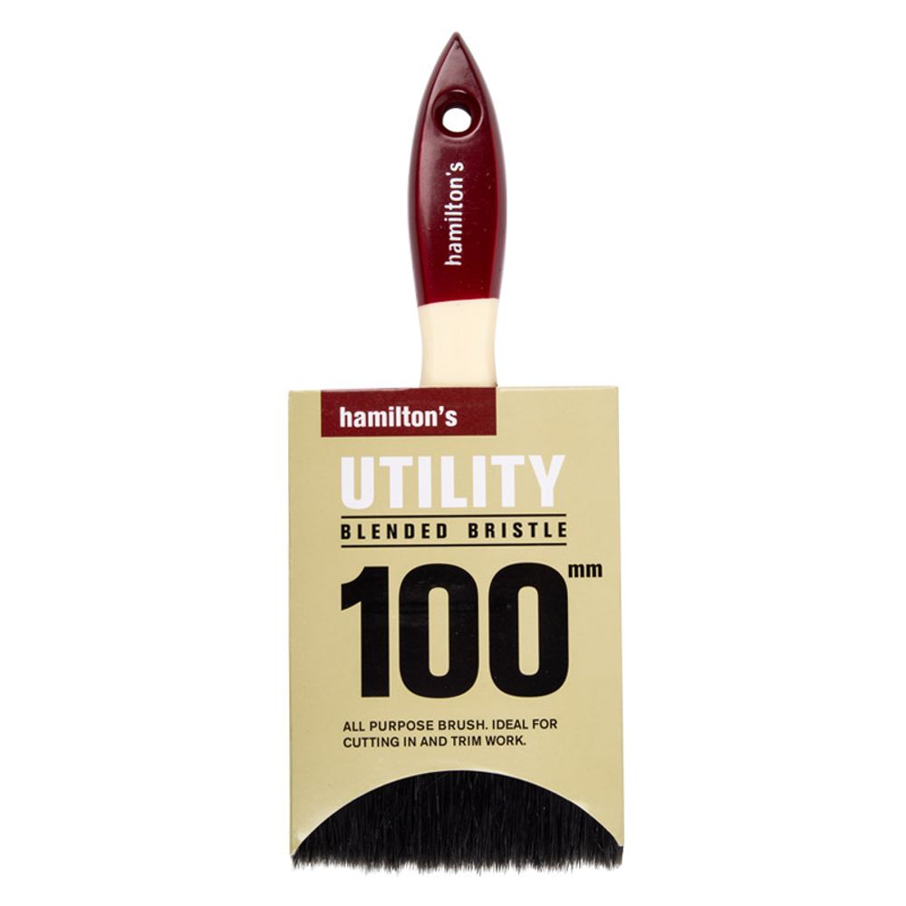 HAMILTONS PAINT BRUSH UTILITY 100MM