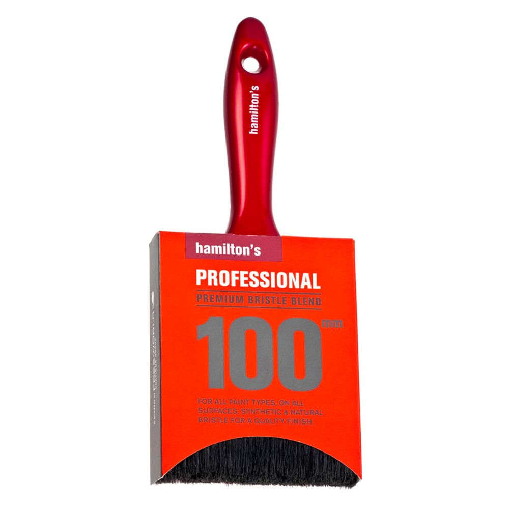 HAMILTONS PAINT BRUSH PROFESSIONAL 100MM