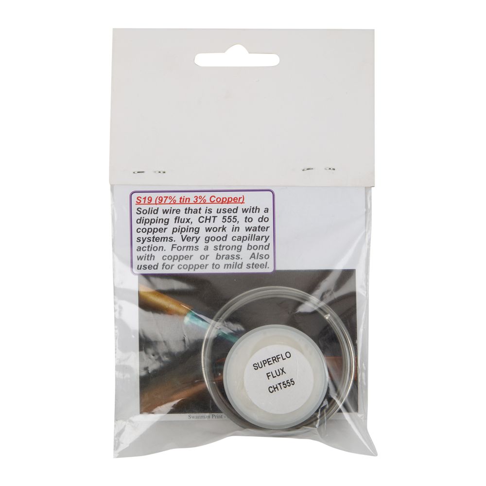 Solder Wire 15g 97/3 & Flux Diy Kit