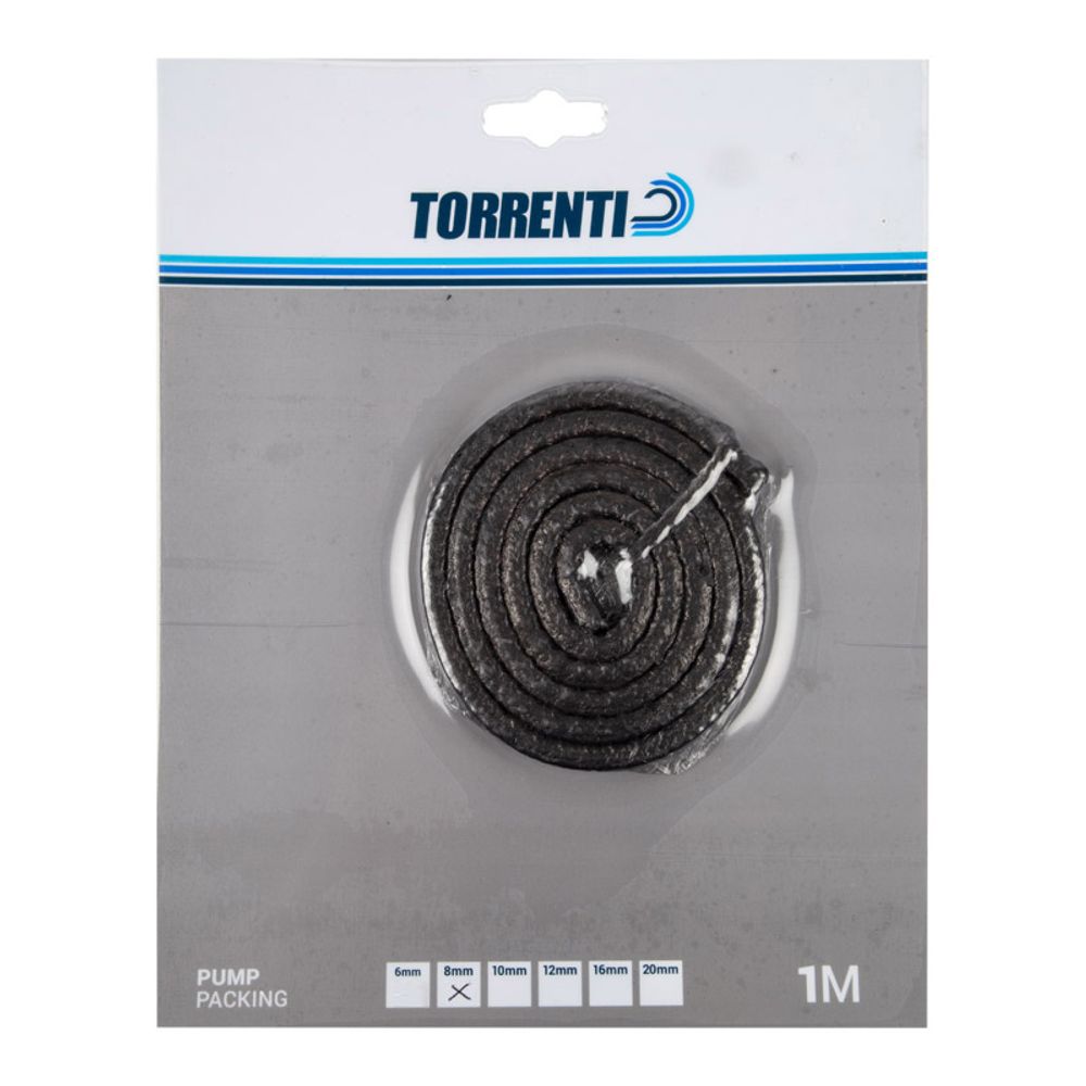 TORRENTI Packing Pump Graphite 10mm 1m