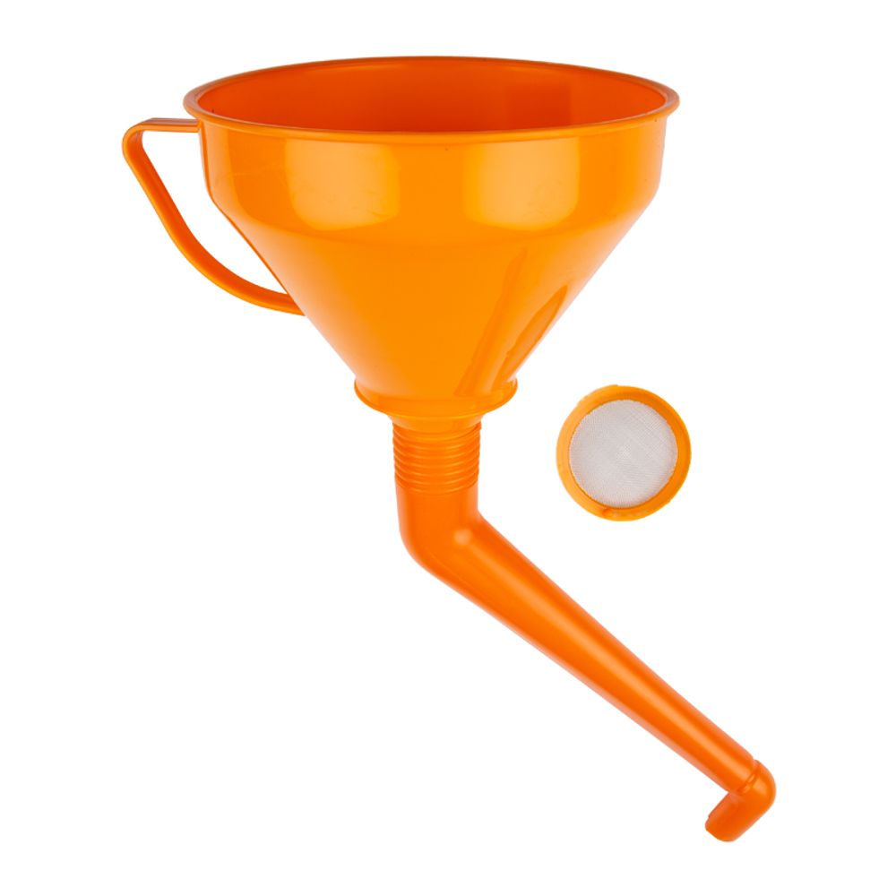U-PART FUNNEL PLASTIC OFFSET + SIEVE 160MM