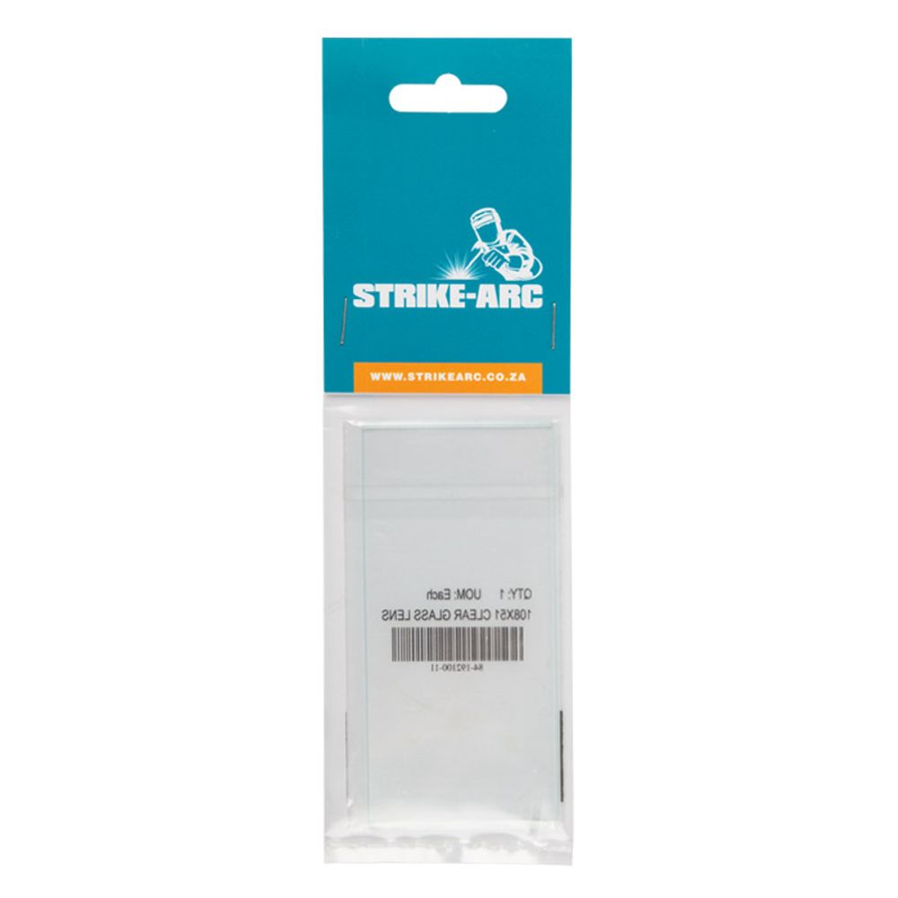 STRIKE-ARC WELDING HELMET LENS GLASS CLEAR
