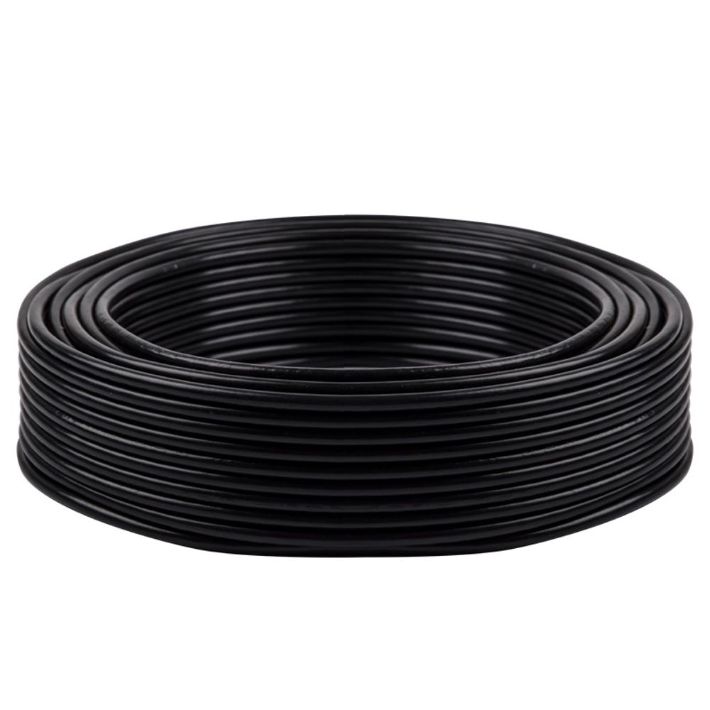 CABLE HOUSE WIRE BLACK 20M 1.5MM