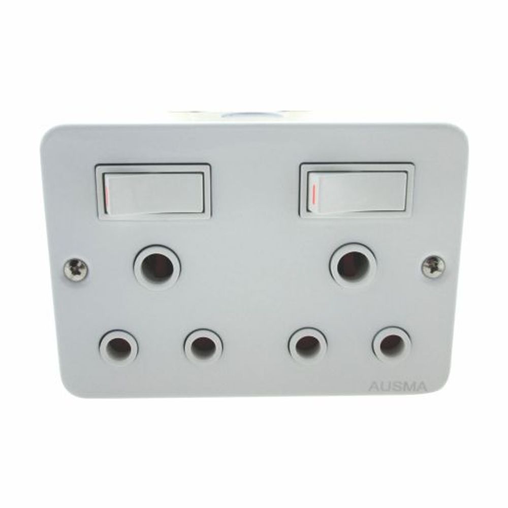 INDUSTRIAL SWITCH PLUG DUO 75X100MM