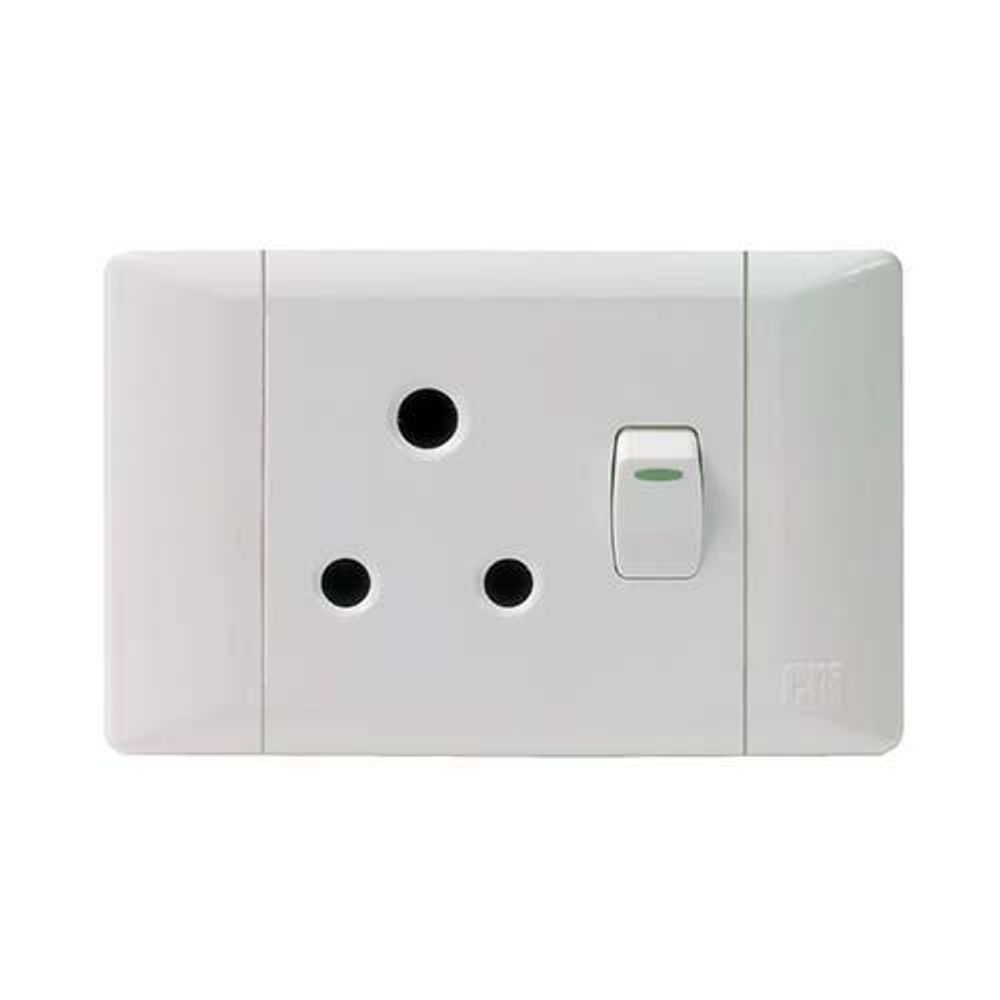 CBI Plug Switch Horizontal 2x4 White