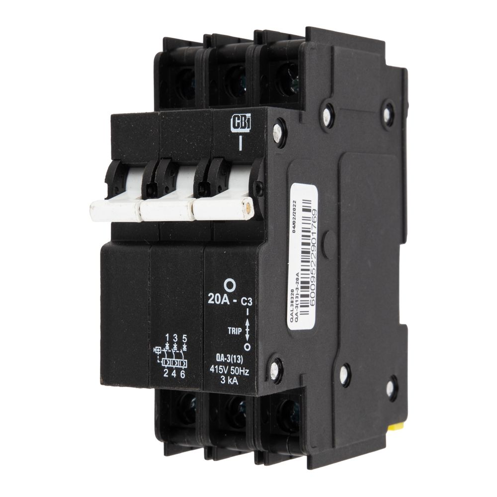 CBI Circuit Breaker 2.5ka 3 Phs Sam 20a