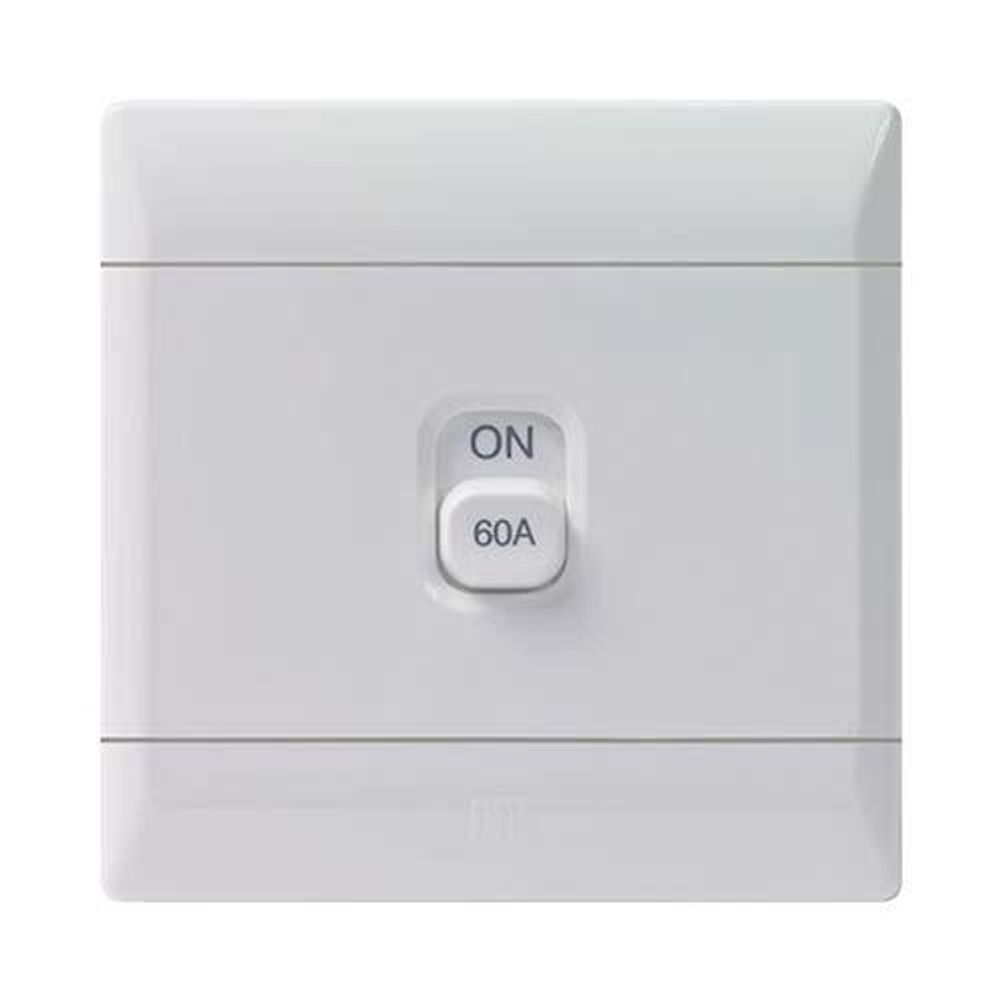 CBI Plug Switch Stove Isolator 2p 4x4 White