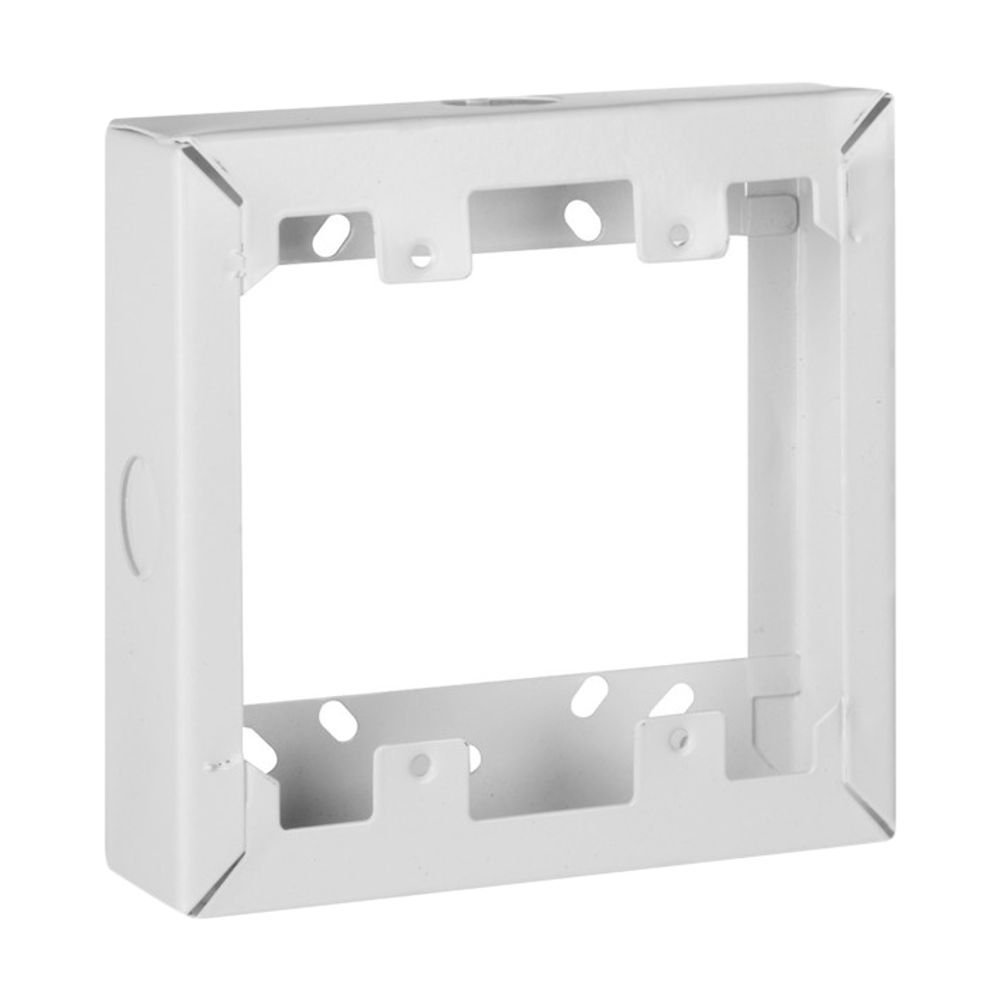 Extension Box Wht Steel 100x100mm