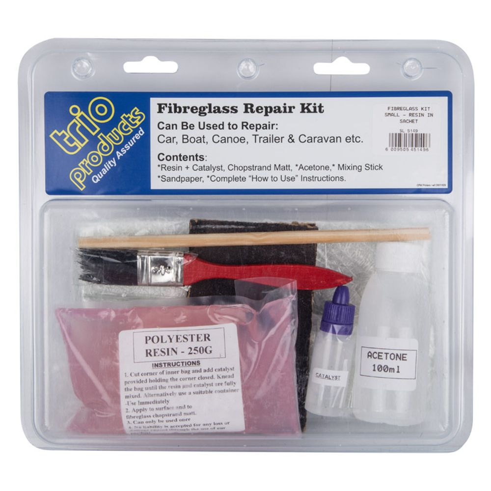 TRIO FIBREGLASS REPAIR KIT SMALL