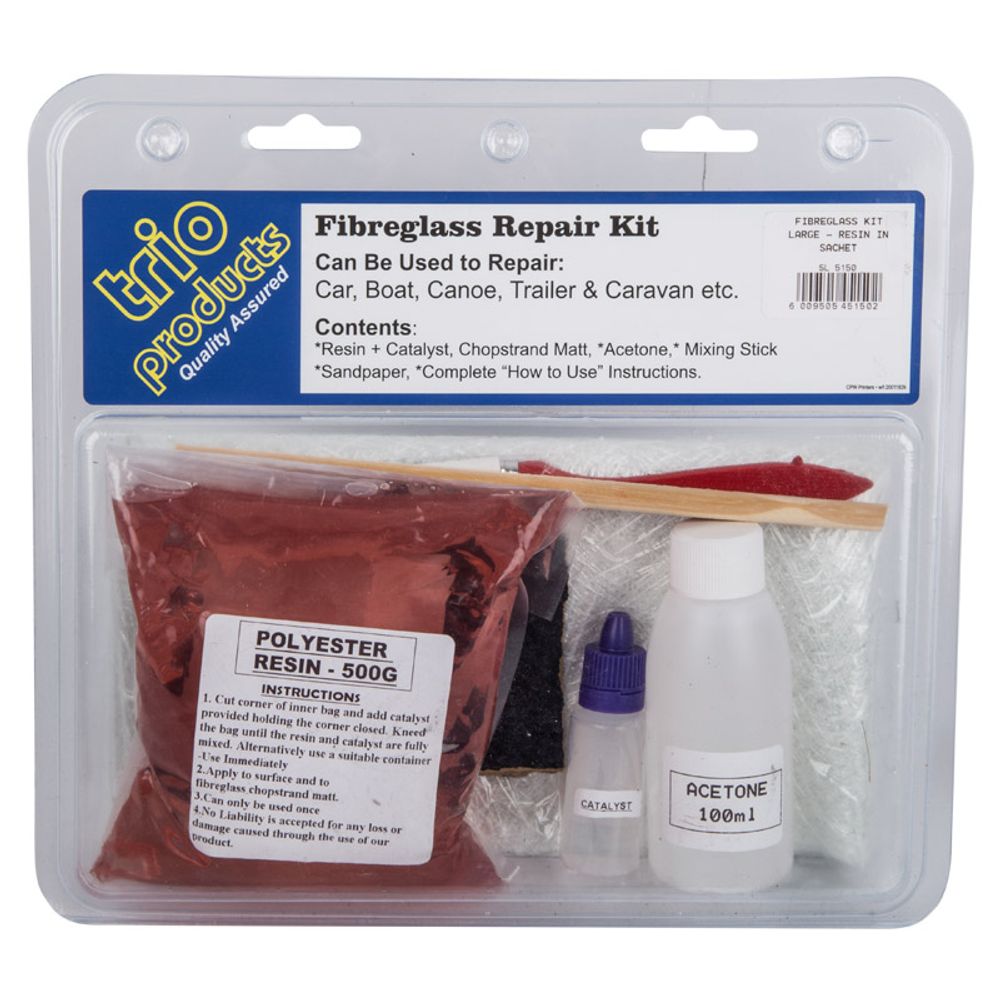 TRIO Fibreglass Repair Kit Large