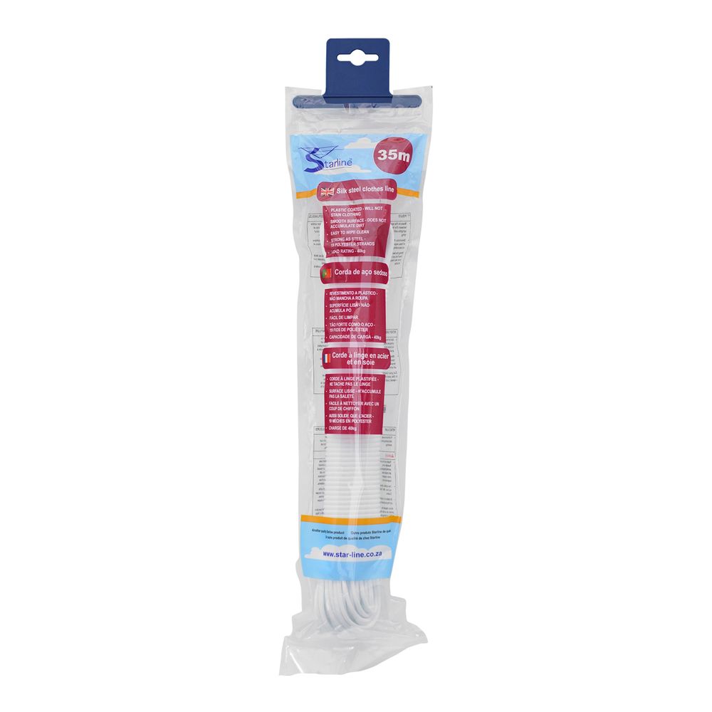 STARLINE WASHING LINE SILK STEEL HD 3MMX35M