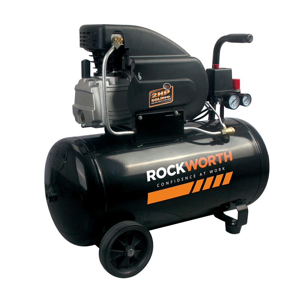 ROCKWORTH 50L 2HP AIR COMPRESSOR DIRECT DRIVE (AIA