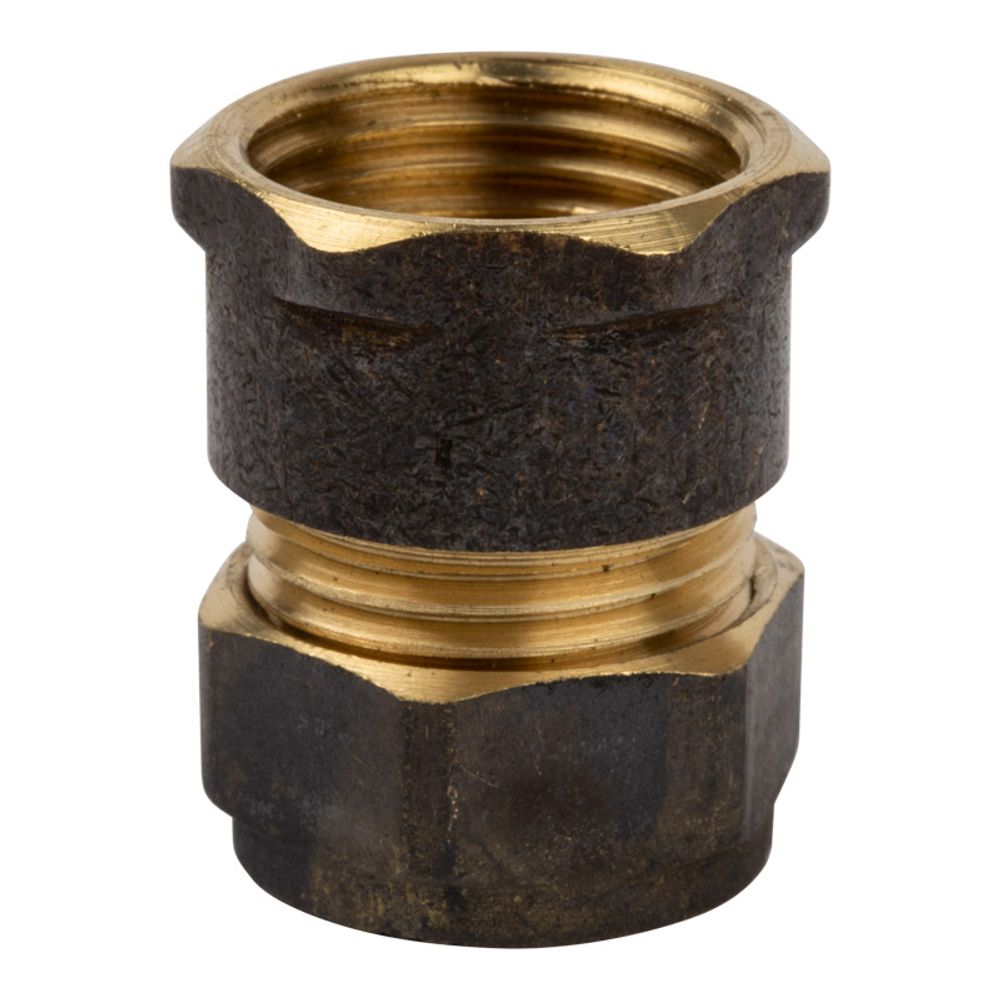 Compression Brass Coupler Cxfi 15mmx1/2 Sabs