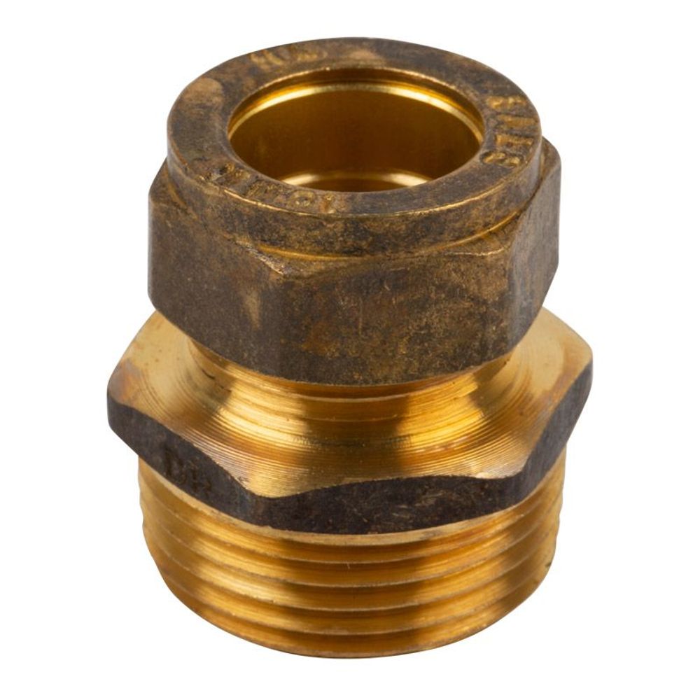 Compression Brass Coupler Cxmi 22mmx3/4 Sabs