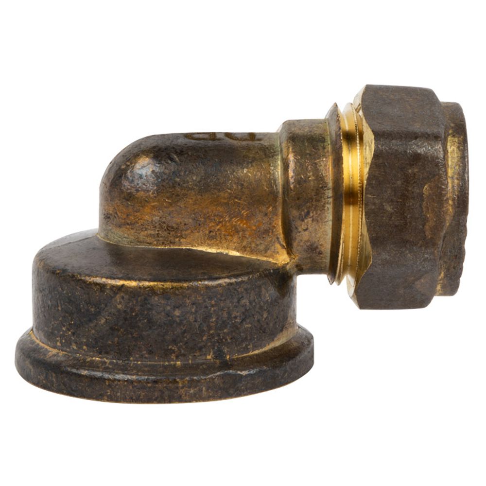 Compression Brass Elbow 90d Cxfi 15mmx3/4 Sabs