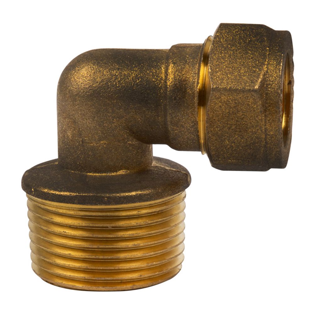 Compression Brass Elbow 90d Cxmi 15mmx3/4 Sabs