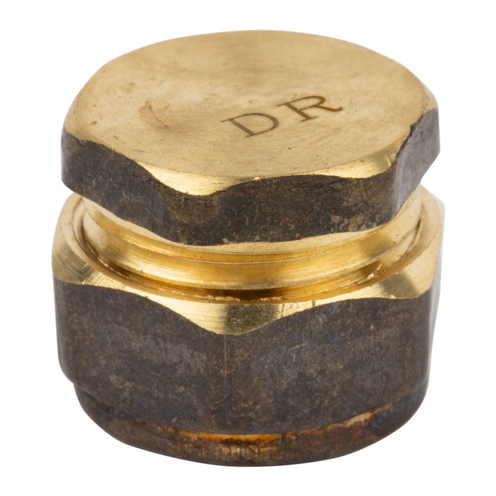 COMPRESSION BRASS END CAP 22MM SABS