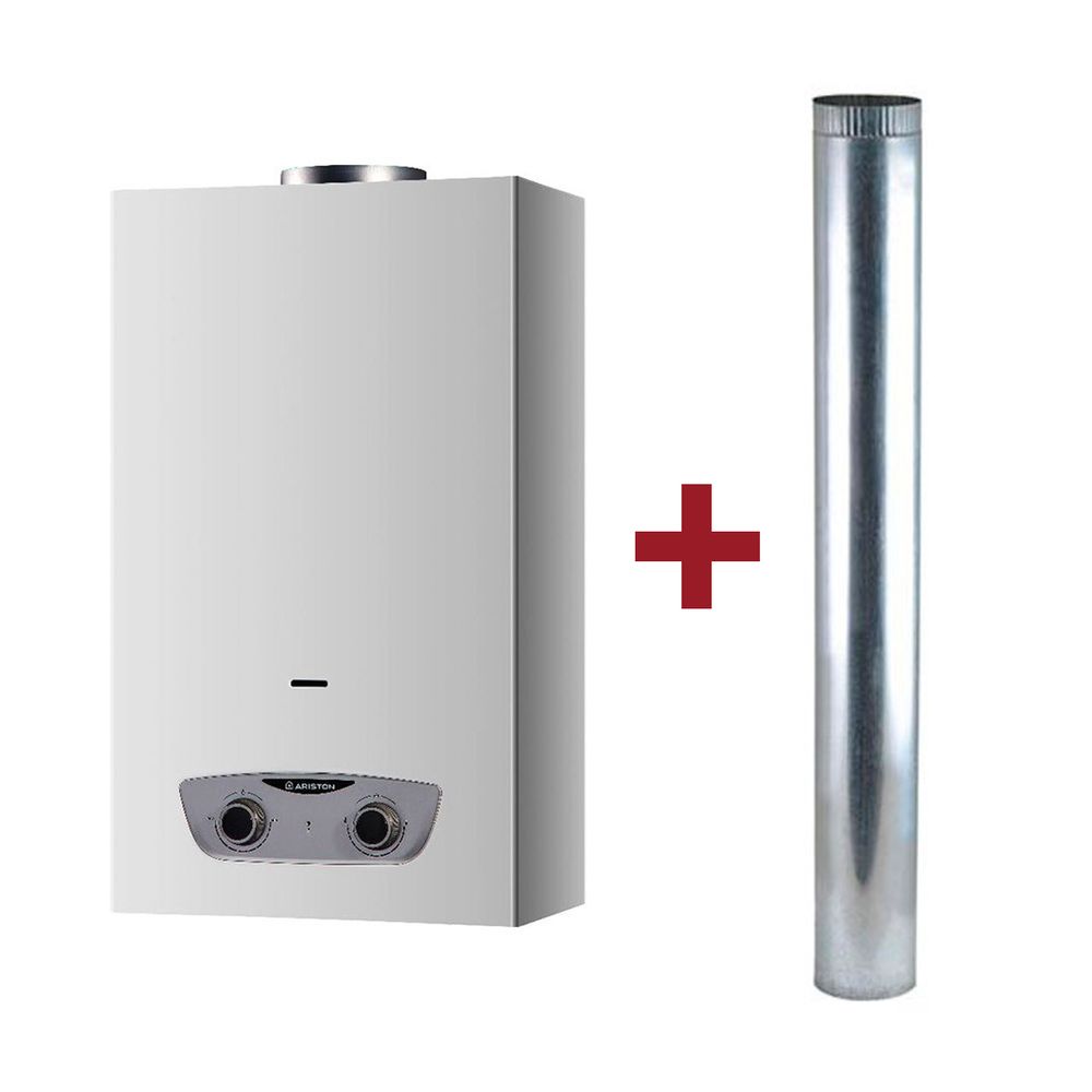Geyser Gas ARISTON Fast R Onm 11 Lpg +fluepipe