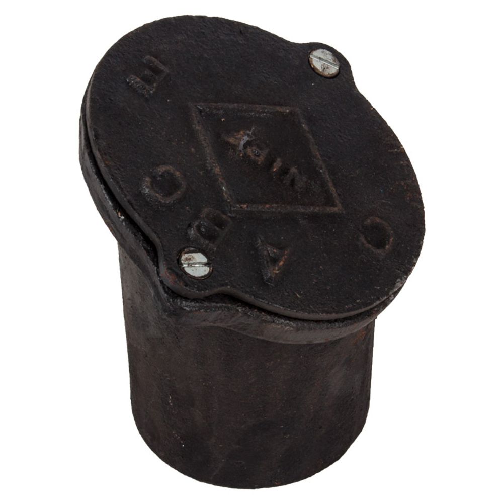 WASTE RODDING EYE CAST IRON ABC 100MM 45DEG