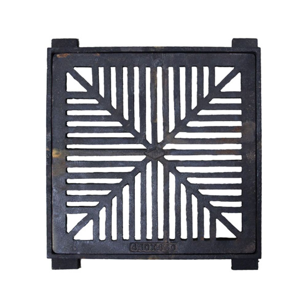 GRATE & FRAME SQUARE DISH 450X450 L/D