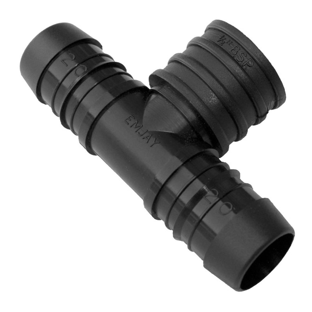 EMJAY INSERT FEMALE TEE 25MM X 3/4 IN.