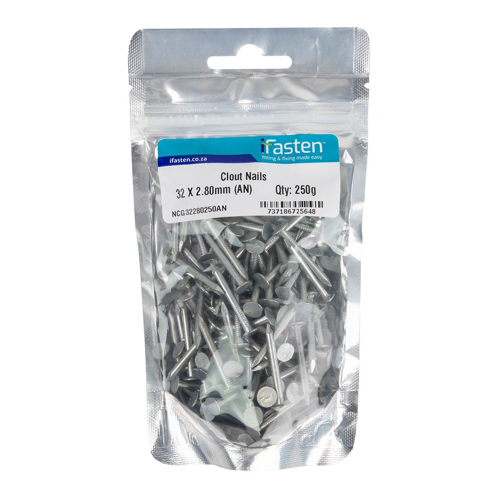 IFASTEN Nail Clout 32x2.80mm 250g Pp