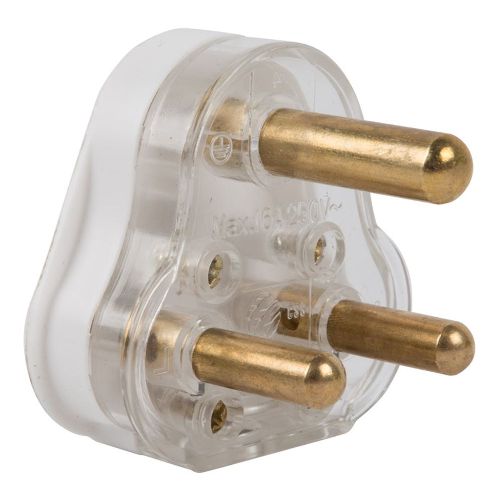 NEXUS Plugtop Solid 3pin 16a White