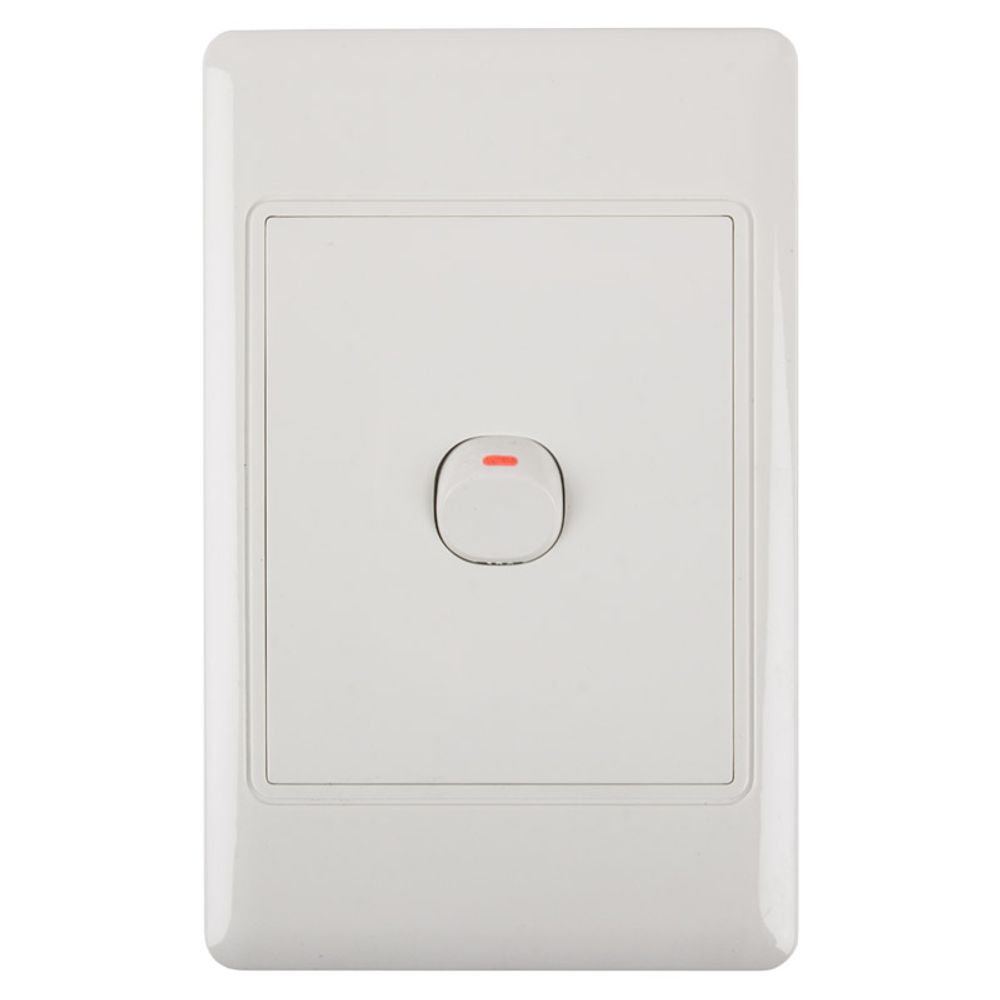 NEXUS LIGHT SWITCH WITH COVER 16AMP 4X2 1WAY 1L