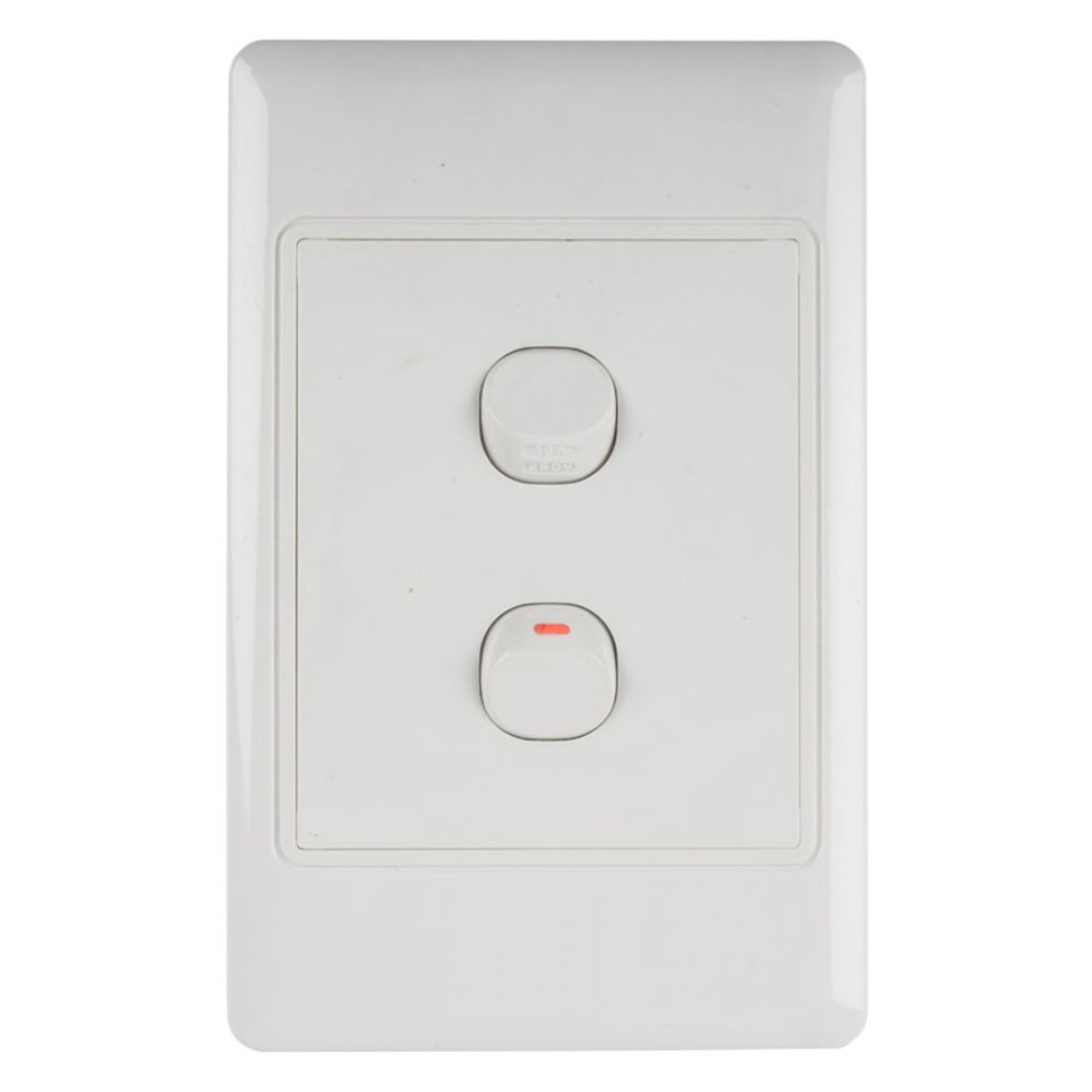 NEXUS Light Switch With Cover 16amp 4x2 1way 2l